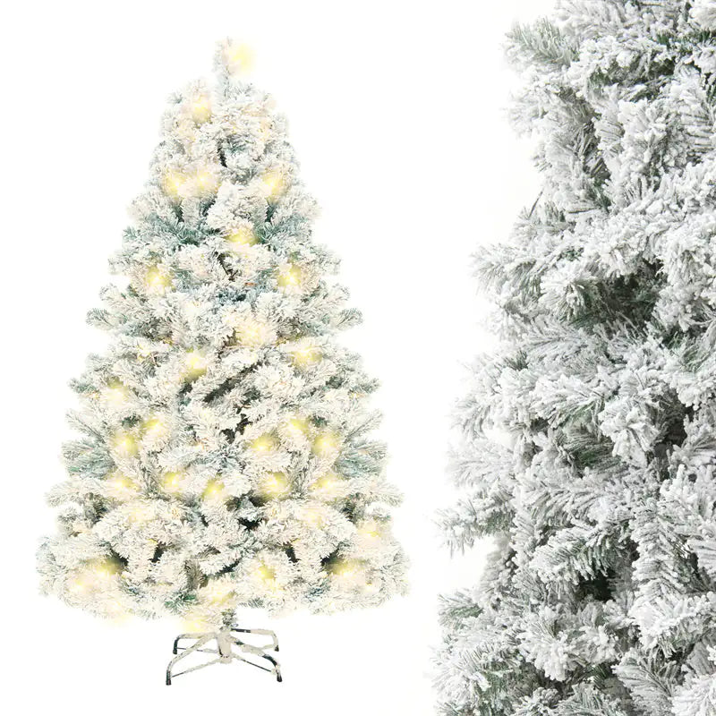 Artificial Snow Christmas Tree Mall Window Decoration