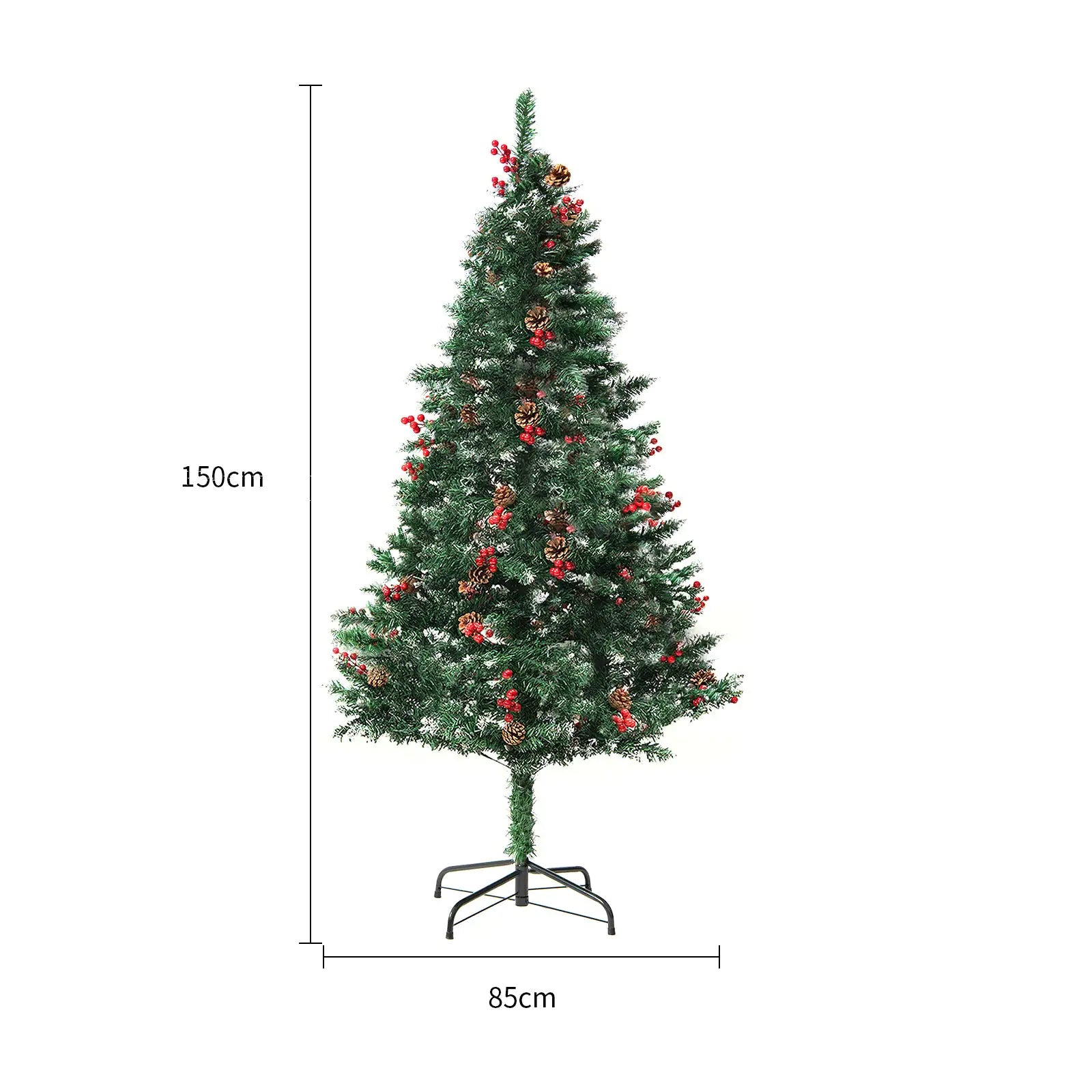 Artificial Snow Christmas Tree Mall Window Decoration