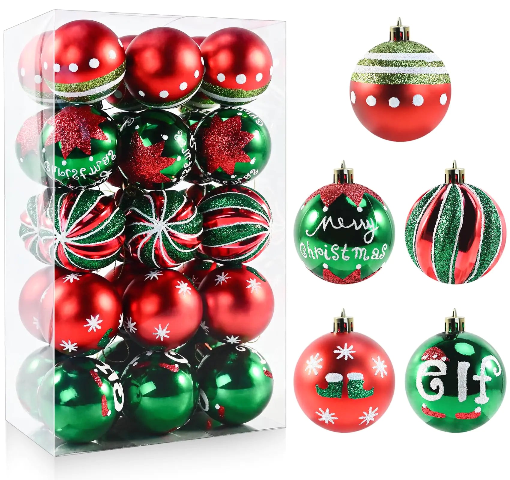 Christmas Ball Ornaments (30PCS)
