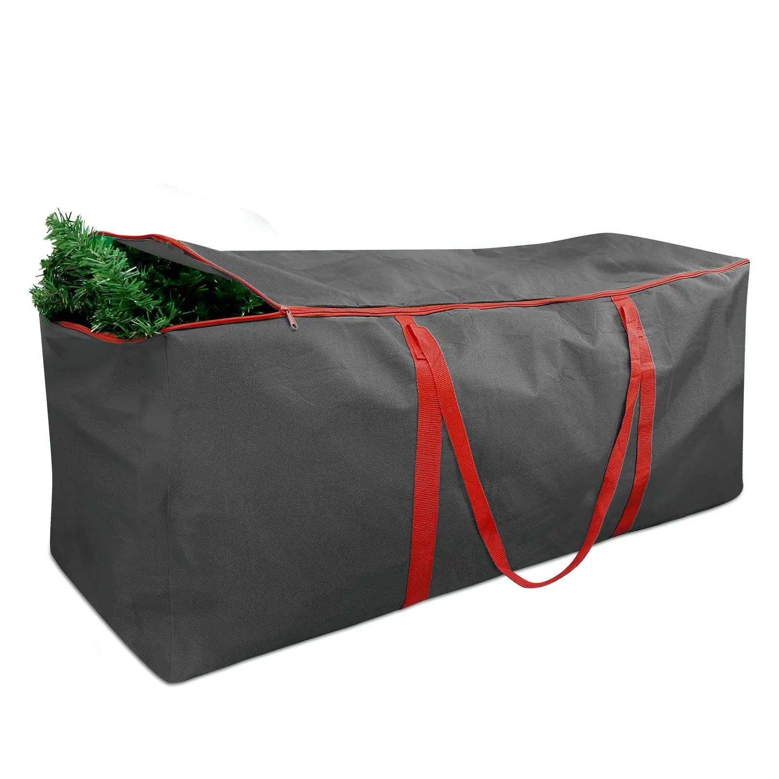 7.5ft Holiday Tree Storage Bag with Dual Zipper - Grey