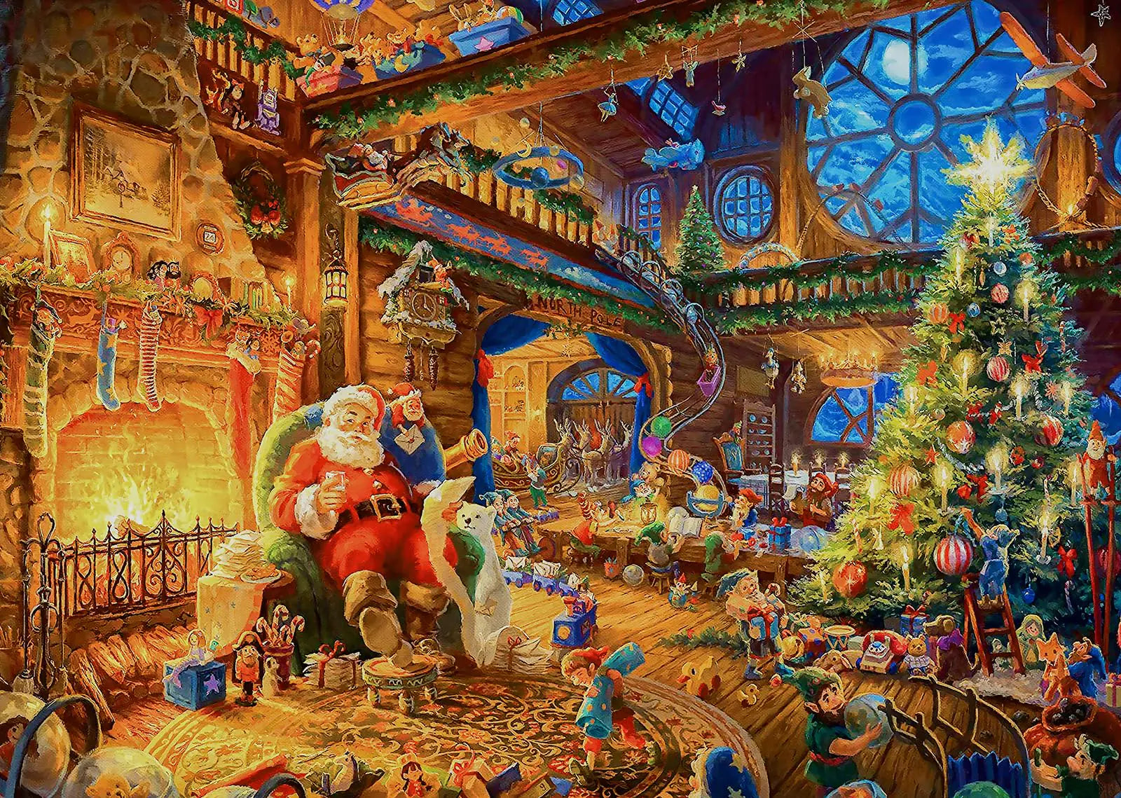 Christmas Cabin 1000-Piece Puzzle