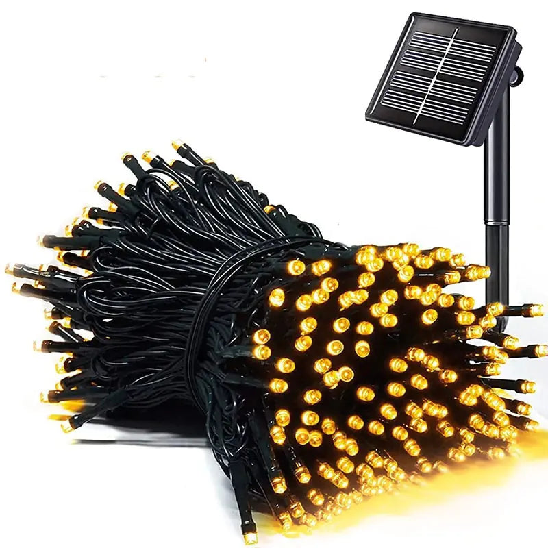 Solar LED String Lights for Garden Courtyard Decor