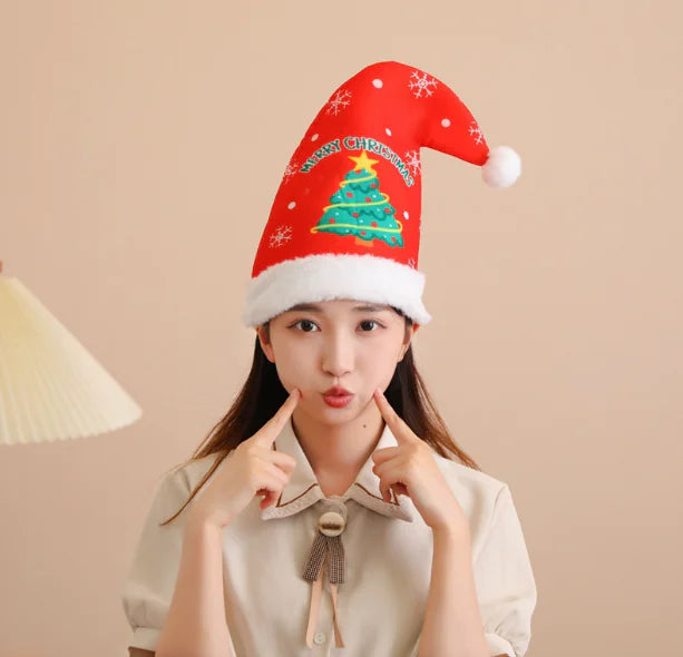 Conical Christmas Hat for Women's Fashion
