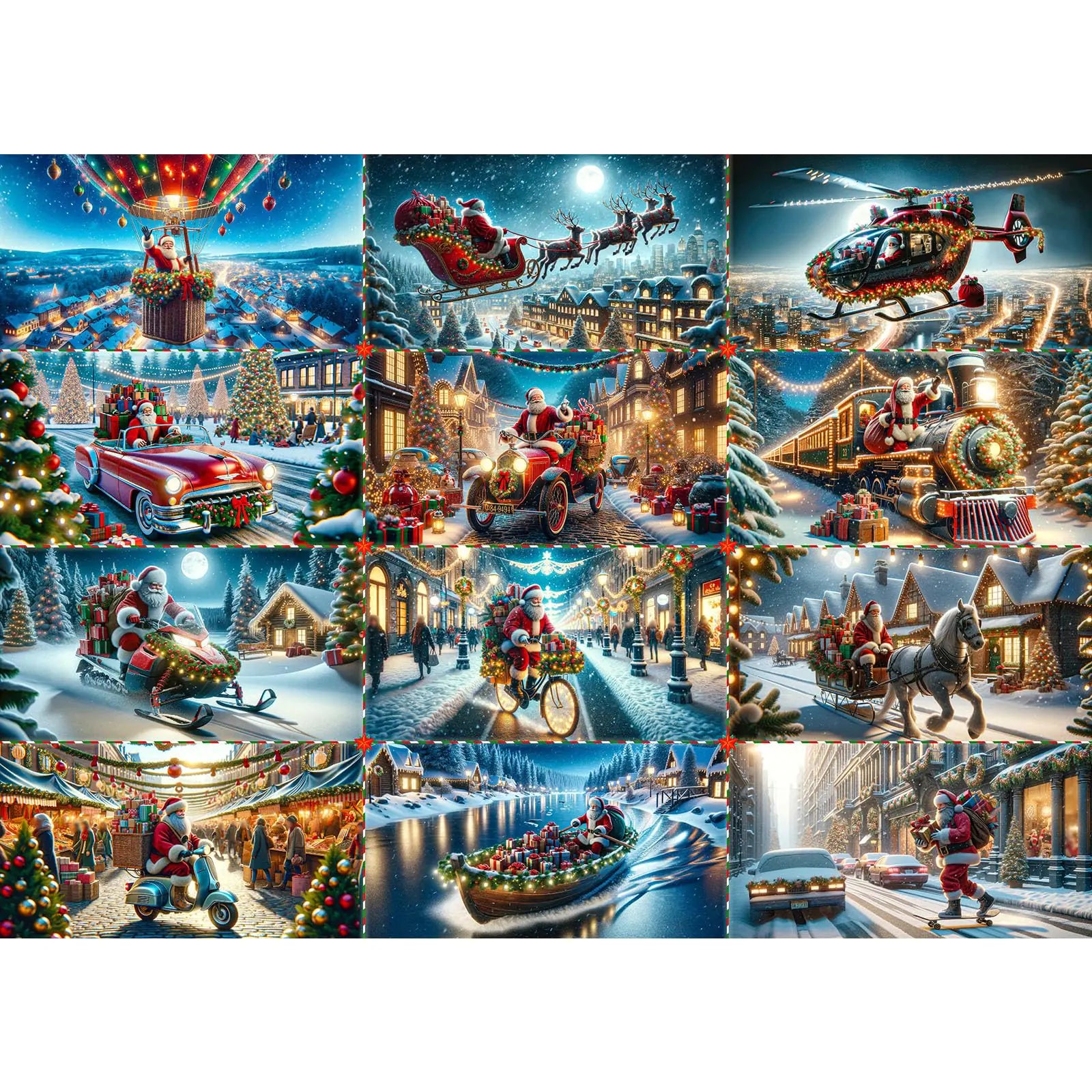 Santa's Workshop 1000-Piece Jigsaw Puzzle