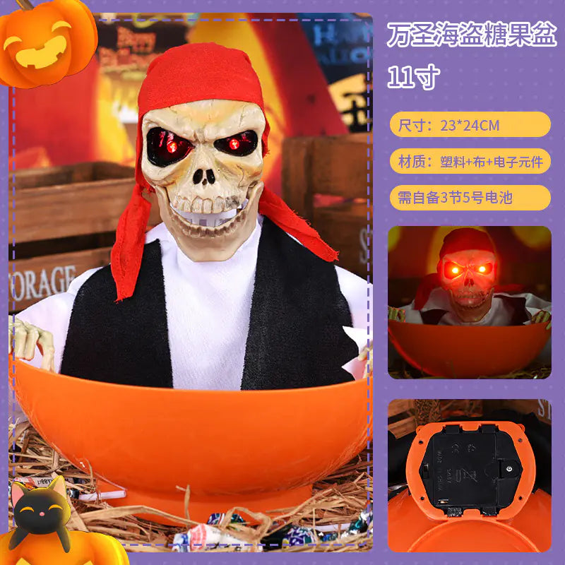 LED Pumpkin Lantern Decoration for Halloween Parties