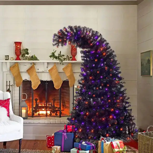 6FT Artificial Fir Tree – Bendable Top, 1,080 Branches, 300 LED Lights, Xmas & Holiday Decor