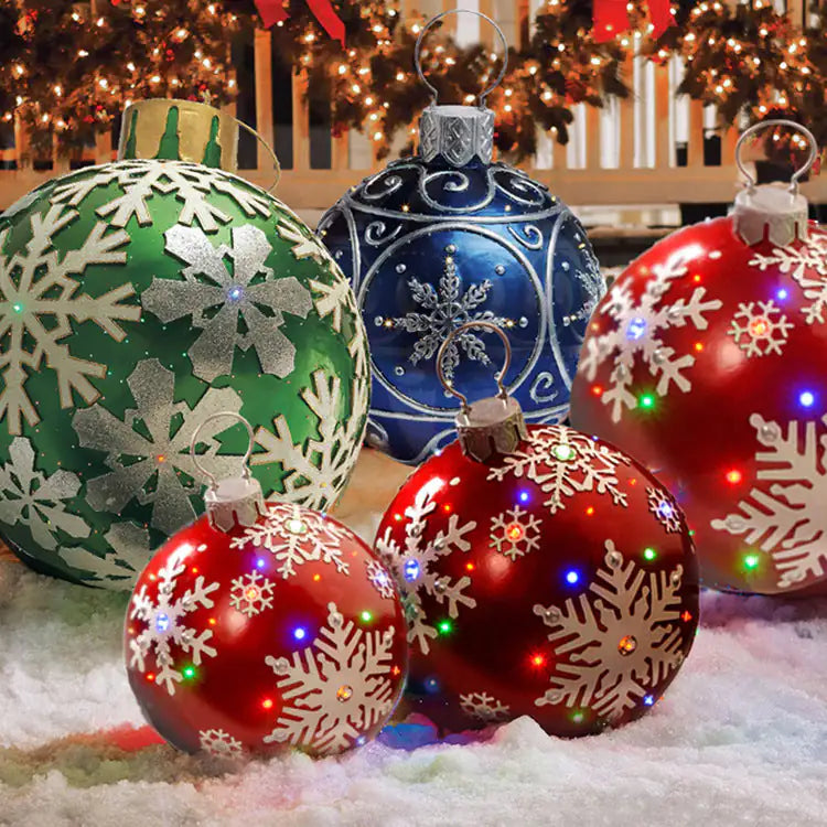 Giant Inflatable Christmas Ornament Ball