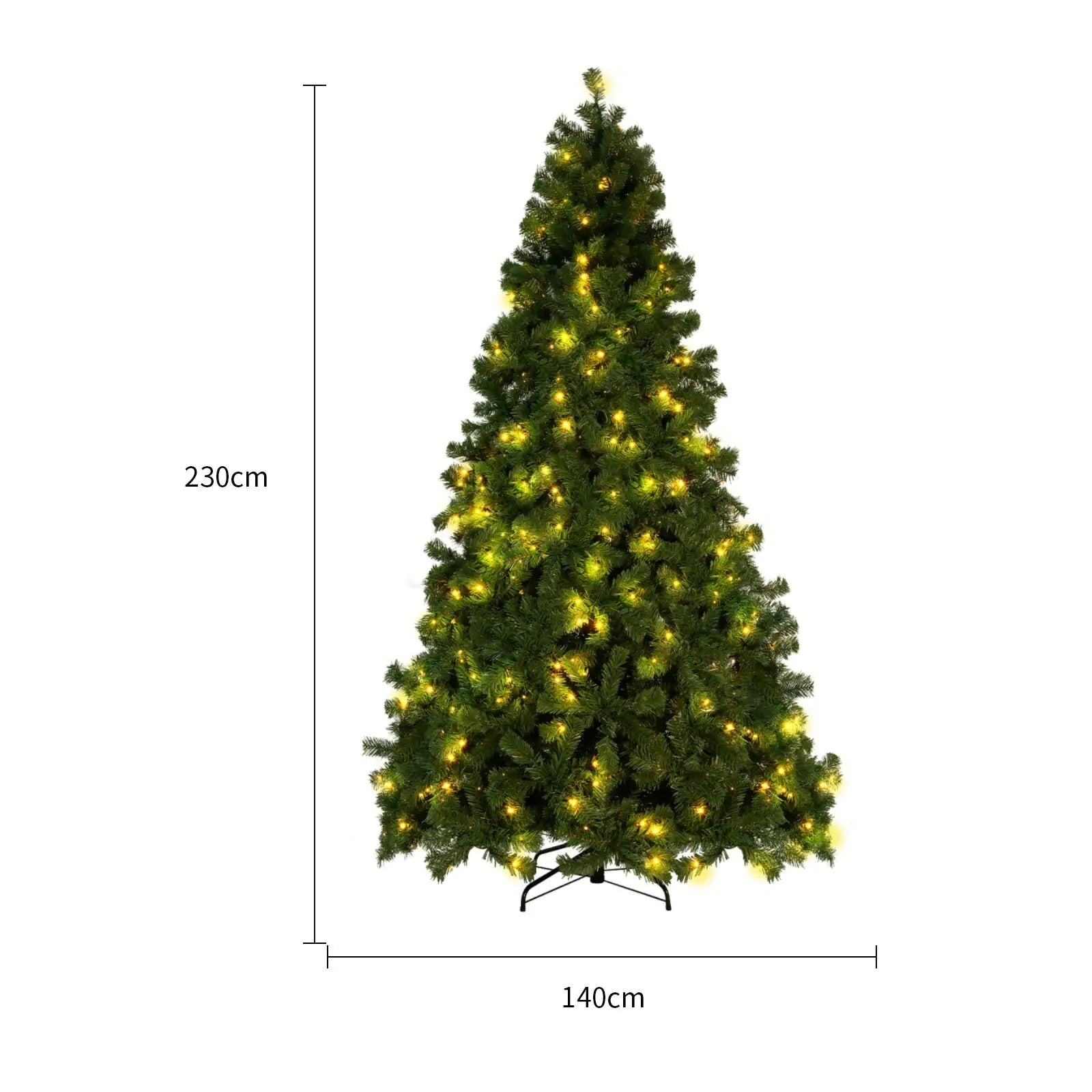Artificial Snow Christmas Tree Mall Window Decoration