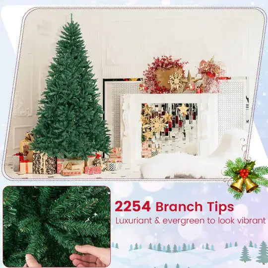 7.5ft Classic Fir Artificial Christmas Tree with Stand