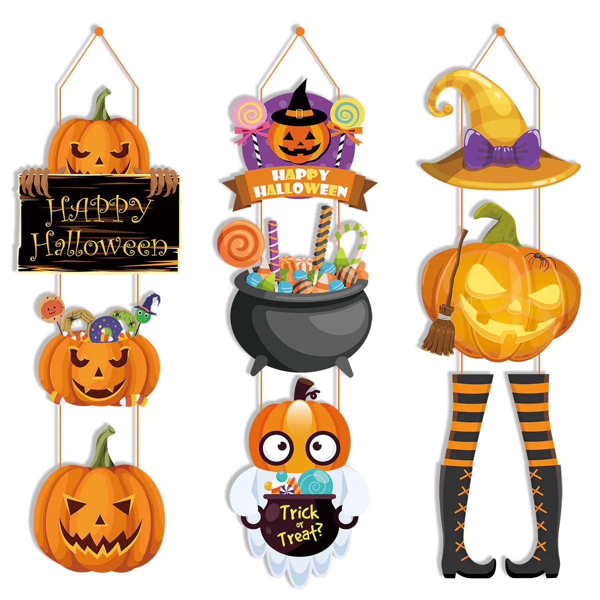 2023 Halloween Party Decorative Pumpkin Magic Hat Decor