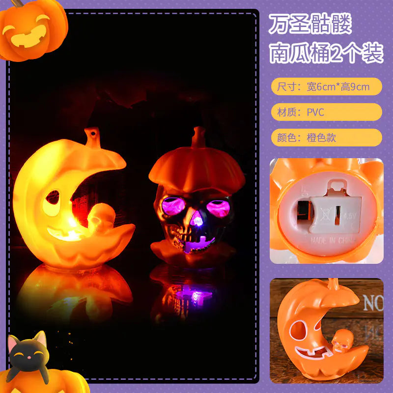 LED Pumpkin Lantern Decoration for Halloween Parties