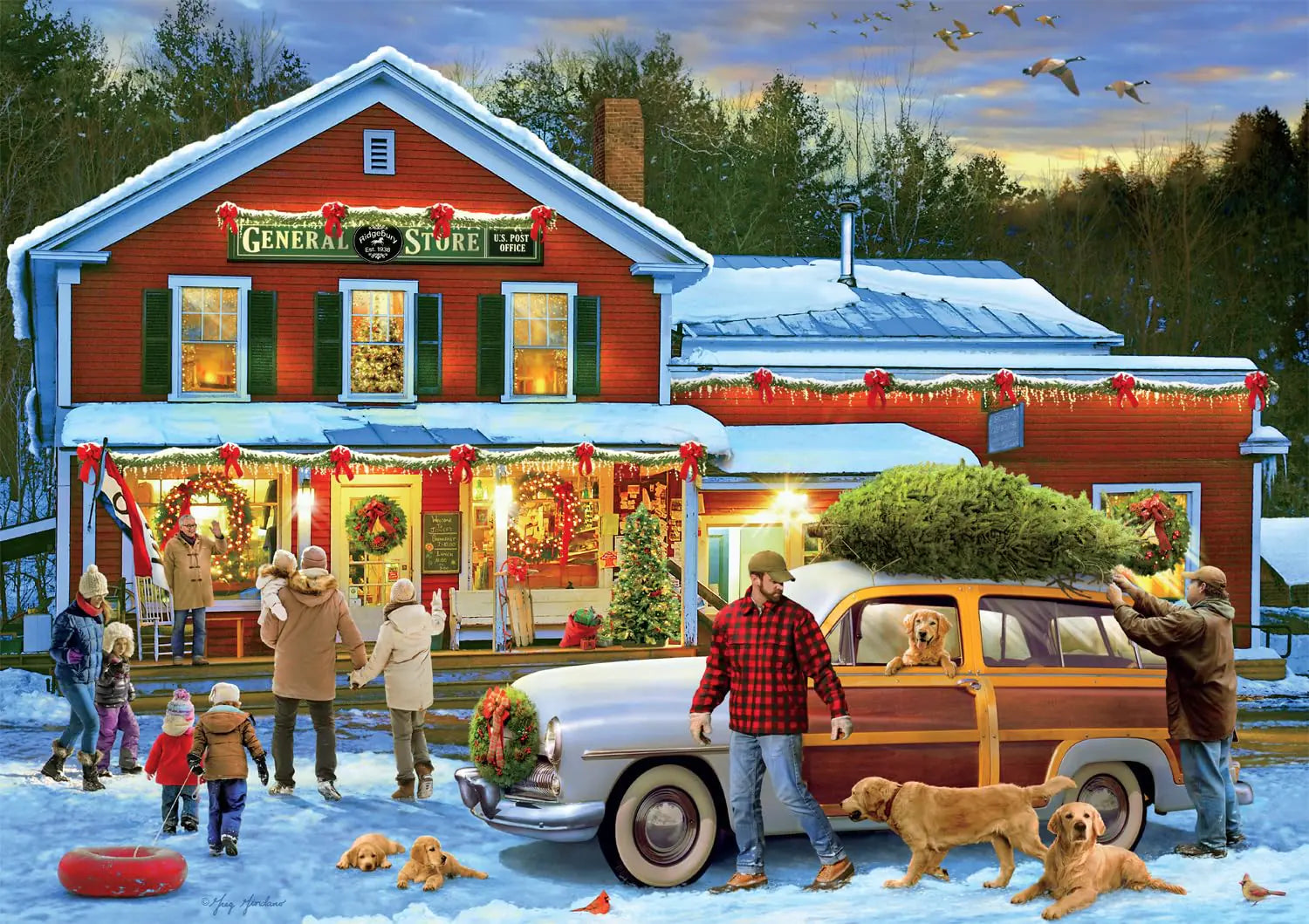 Country Life Christmas Store - 500pc Puzzle