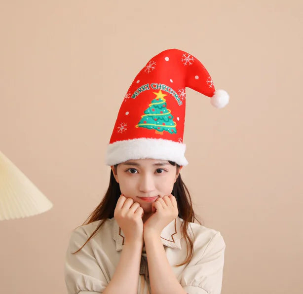 Conical Christmas Hat for Women's Fashion