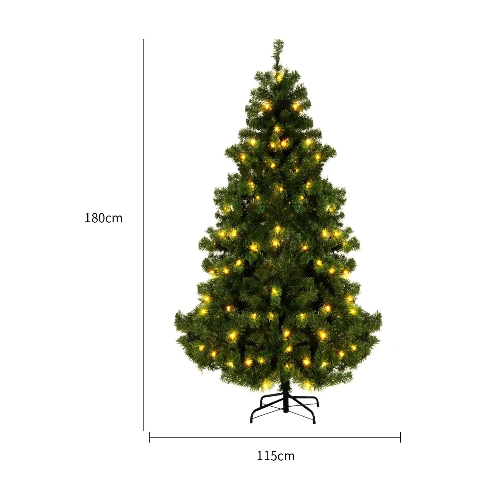 Artificial Snow Christmas Tree Mall Window Decoration